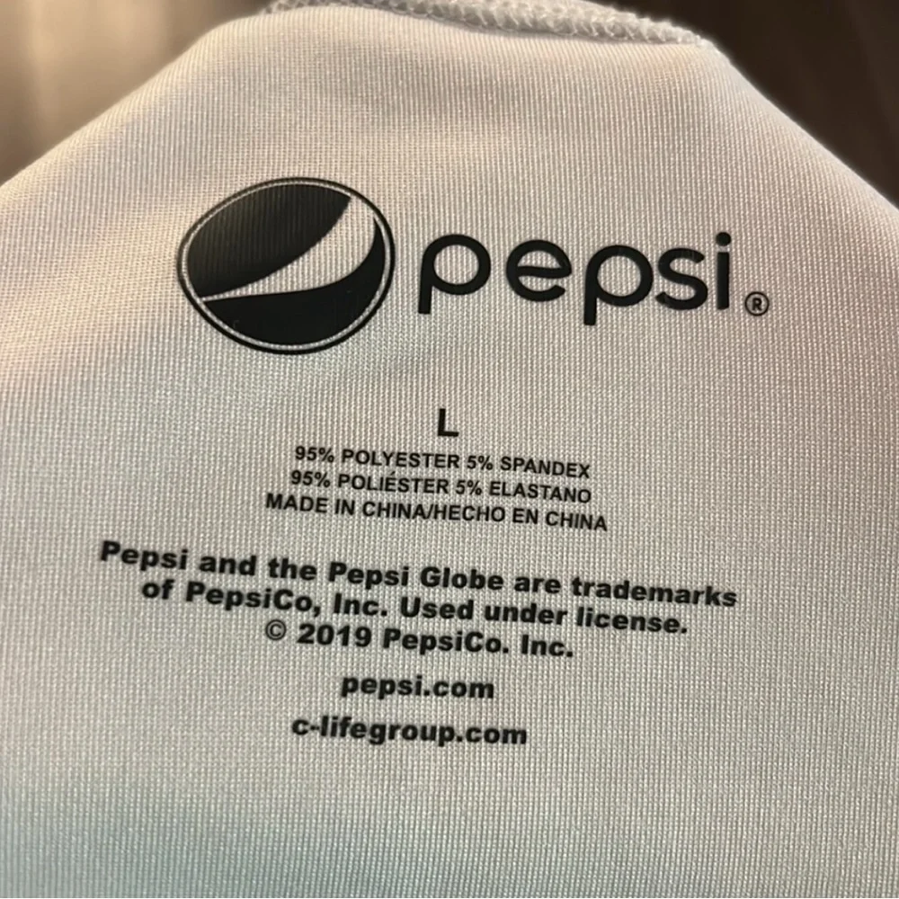 Pepsi Logo One-Piece with Bold Stripes